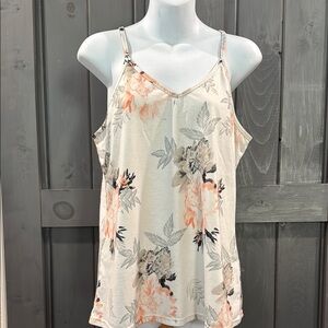 Floral Print Women's Top ptp 19